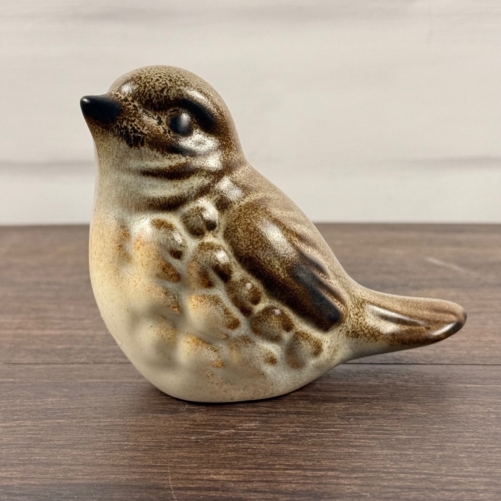 Howard Pierce Ceramic Sparrow Bird Figurine California Pottery MCM